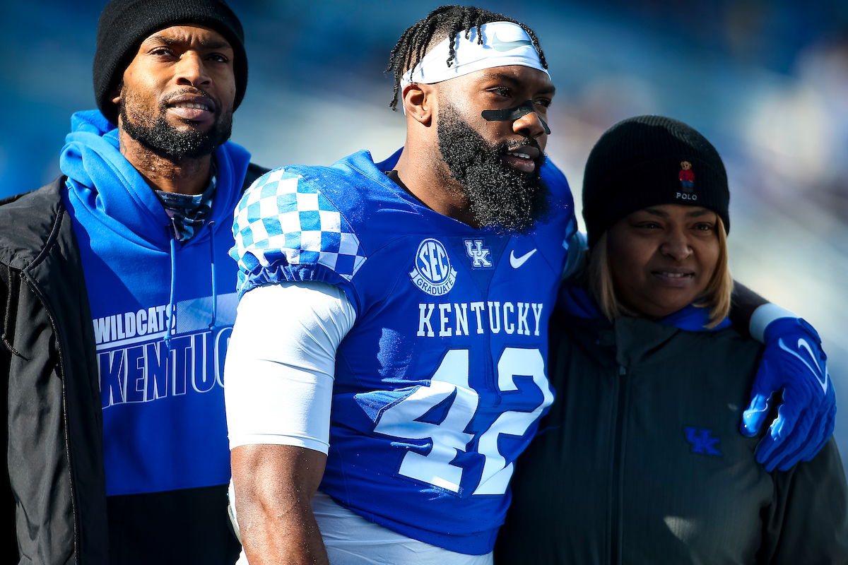 Marquez Bembry. 

Kentucky beat New Mexico State 56-16.

Photo by Eddie Justice | UK Athletics