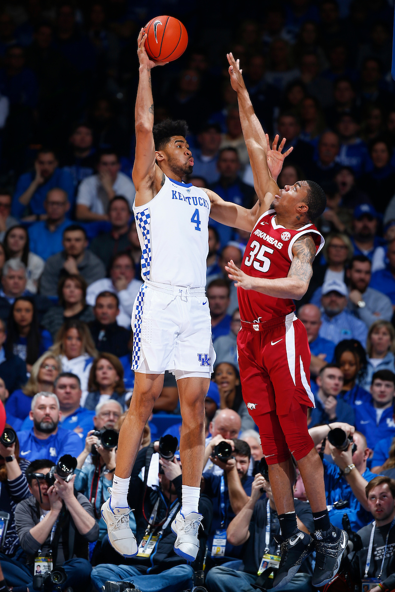 Nick Richards.

Kentucky beat Arkansas 70-66.

Photo by Chet White | UK Athletics