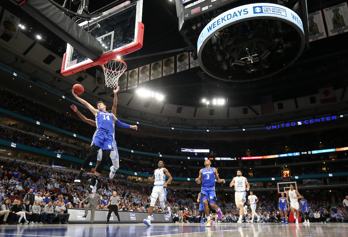 Tyler Herro. 

UK beats to UNC 80-72. 


Photo By Barry Westerman | UK Athletics