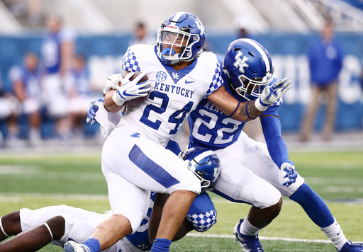 Christopher Rodriguez Jr.


Blue beats white, 64-10.

 
Photo by Elliott Hess | UK Athletics