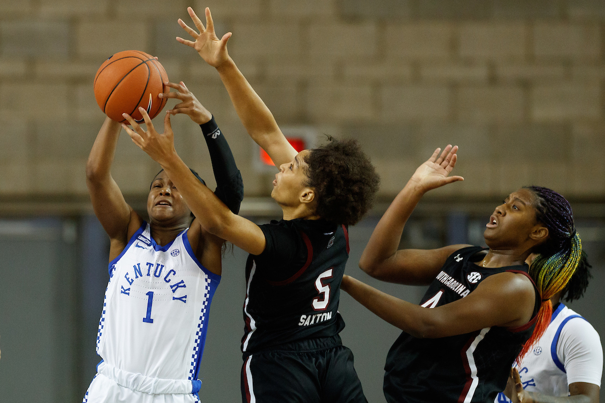 Robyn Benton.

Kentucky falls to South Carolina 75-70.

Photo by Elliott Hess | UK Athletics