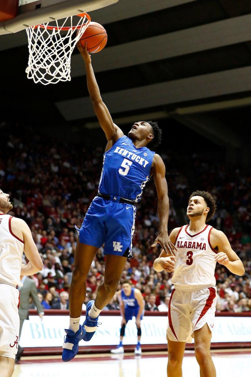 Immanuel Quickley.

Kentucky falls to Alabama 77-75 on Saturday, January 5, 2019, at Coleman Coliseum in Tuscaloosa, AL.

Photo by Chet White | UK Athletics