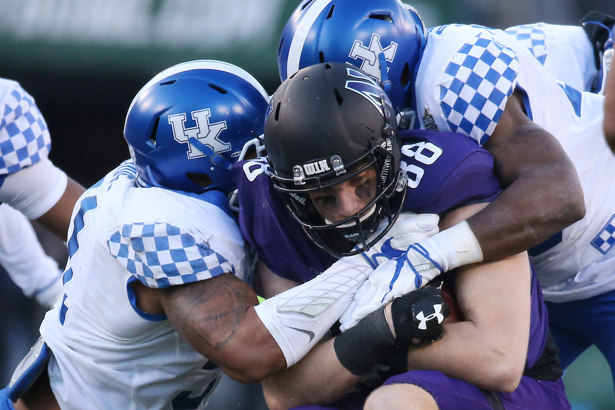 Courtney Love.

The University of Kentucky football team falls to Northwestern 23-24 in the Music City Bowl on Friday, December 29, 2017, at Nissan Field in Nashville, Tn.

Photo by Chet White | UK Athletics