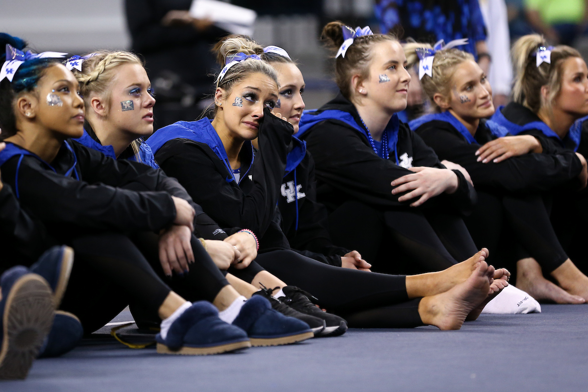 Isabella Magnelli. 

Kentucky defeats Michigan State on Senior night.

Photo by Tommy Quarles | UK Athletics