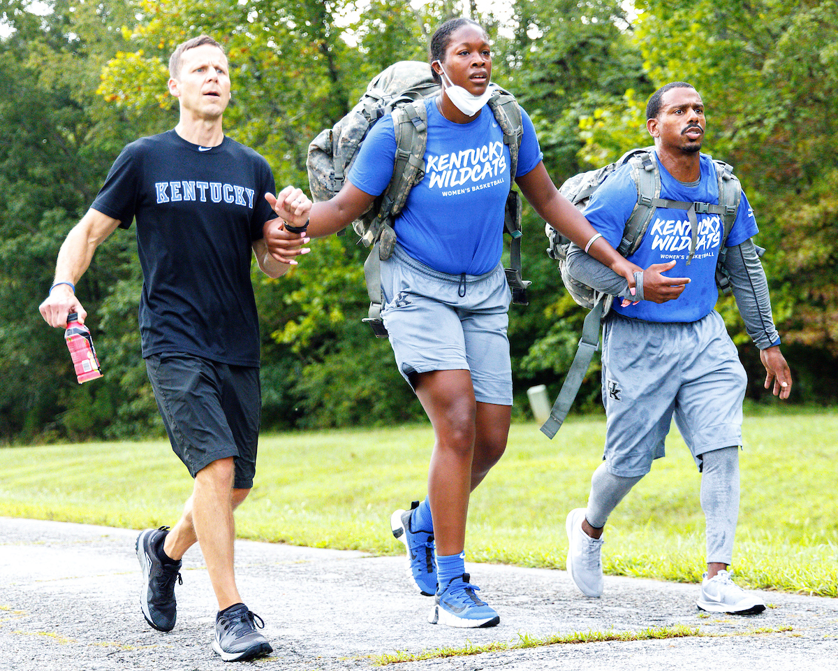 Lee Taylor. Olivia Owens.

Kentucky Women’s Basketball team bonding trip to Fort Campbell.

Photo by Eddie Justice | UK Athletics