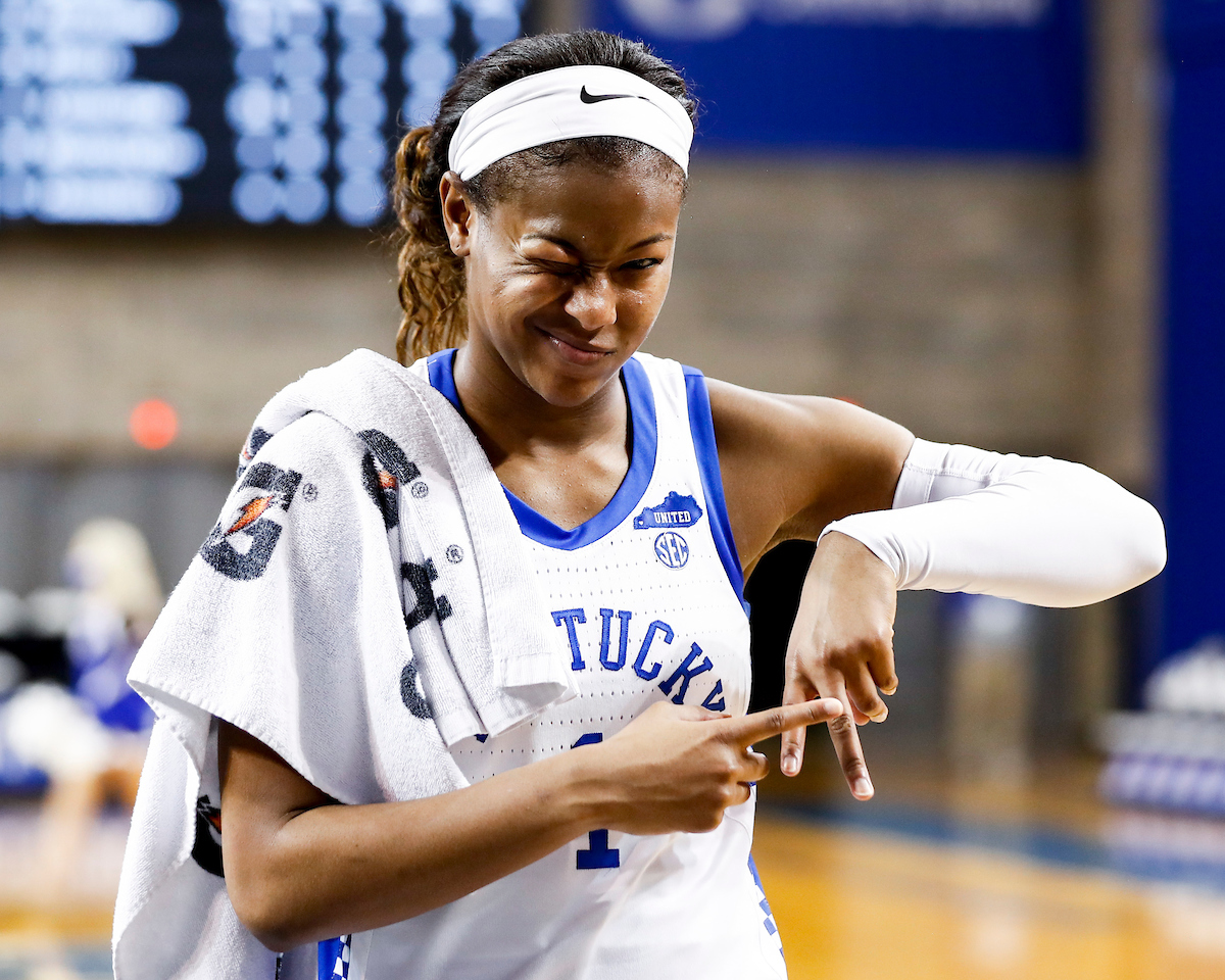 Robyn Benton.

Kentucky beats Vanderbilt 69-65.

Photo by Grace Bradley | UK Athletics