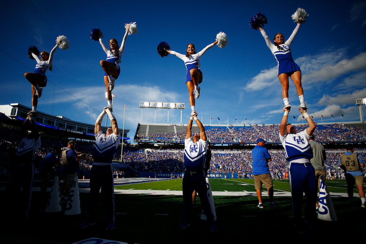 Cheerleaders.

Kentucky beats Central Michigan 35-20.


Photo by Chet White | UK Athletics