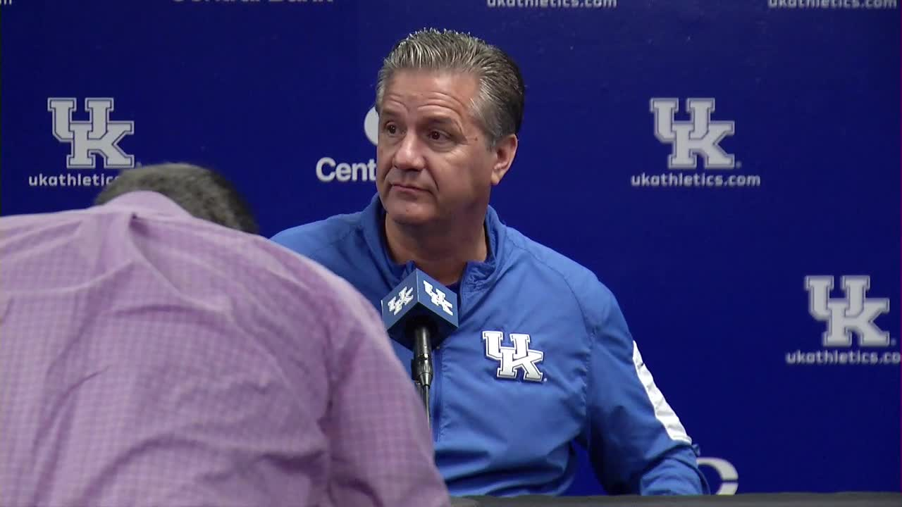 MBB: Coach Calipari Media Day Press Conference