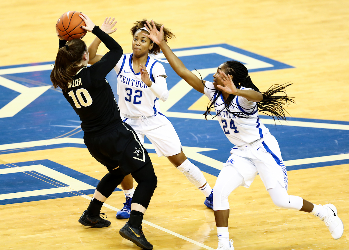 TAYLOR MURRAY.  JAIDA ROPER.

Kentucky women's basketball beats Vandy, 77-55.

Photo by Elliott Hess | UK Athletics