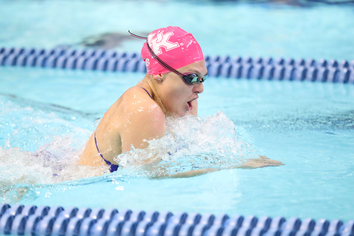 UK Swimming & Diving in action against LSU on Tuesday, October 23rd, 2018 at the Lancaster Aquatic Center in Lexington, Ky.

Photos by Noah J. Richter | UK Athletics