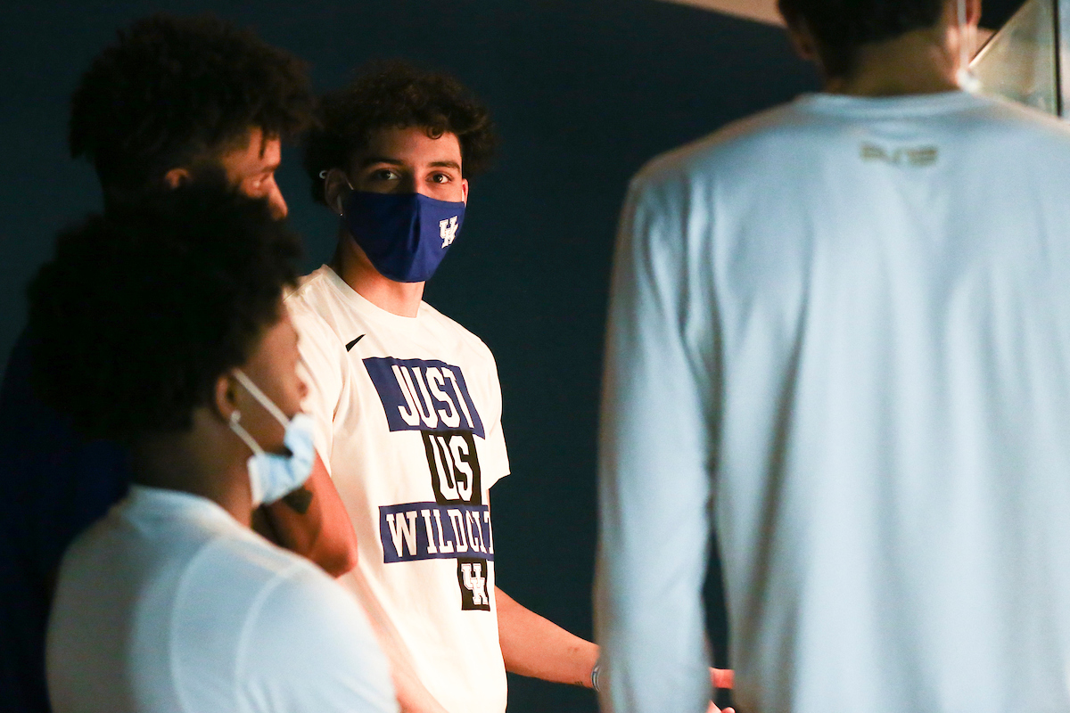 Lance Ware.

The Kentucky men's basketball team visited Fort Knox on Friday to visit with students and take a tour of the General George Patton Museum.

Photo by Grace Bradley | UK Athletics