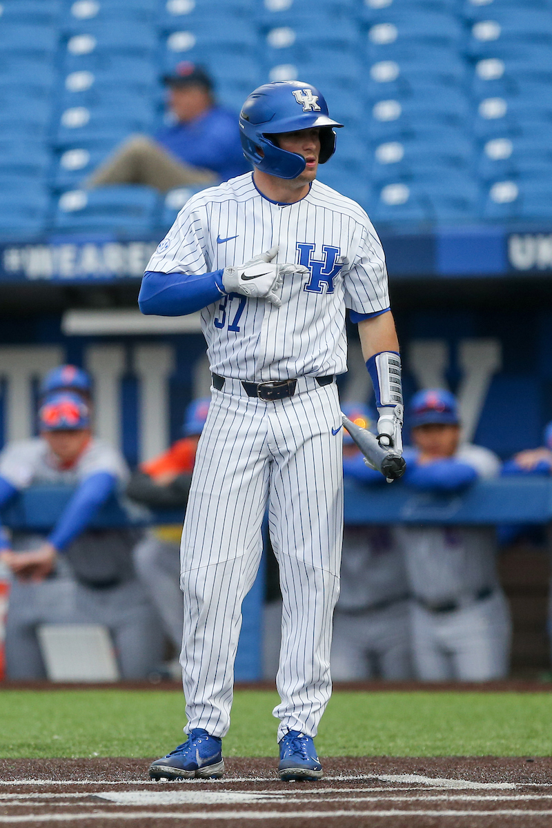 Cam Hill.

Kentucky beats Florida 7 - 5.

Photo by Sarah Caputi | UK Athletics