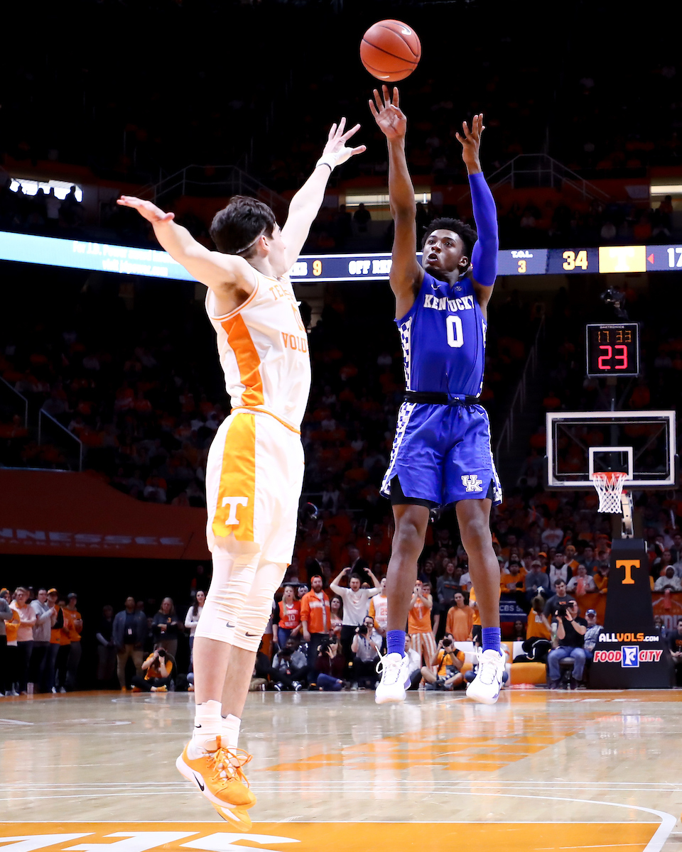 Ashton Hagans.

Kentucky beat Tennessee, 77-64.

Photo by Elliott Hess | UK Athletics