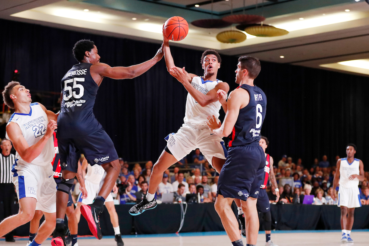 Quade Green.

The University of Kentucky men's basketball team beat San Lorenzo de Almagro 91-68 at the Atlantis Imperial Arena in Paradise Island, Bahamas, on Thursday, August 9, 2018.

Photo by Chet White | UK Athletics