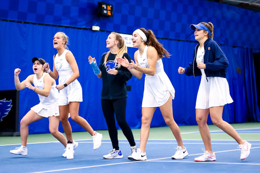 Celebration.

Kentucky vs Ohio State women’s tennis.

Photo by Eddie Justice | UK Athletics
