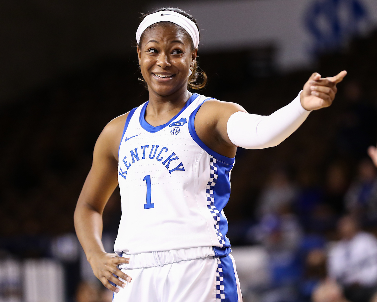 Robyn Benton.

Kentucky beats Vanderbilt 69-65.

Photo by Tommy Quarles | UK Athletics