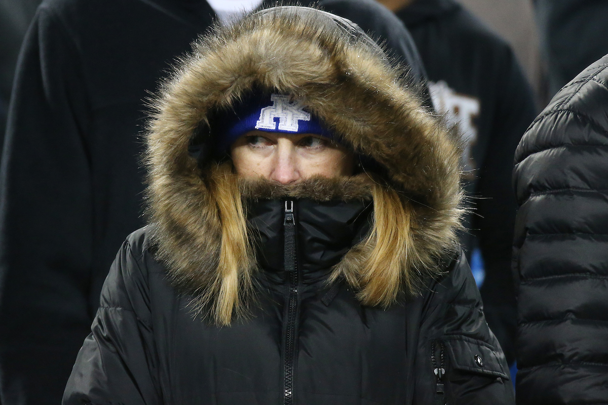 Fans.

The University of Kentucky football team falls to Northwestern 23-24 in the Music City Bowl on Friday, December 29, 2017, at Nissan Field in Nashville, Tn.

Photo by Chet White | UK Athletics