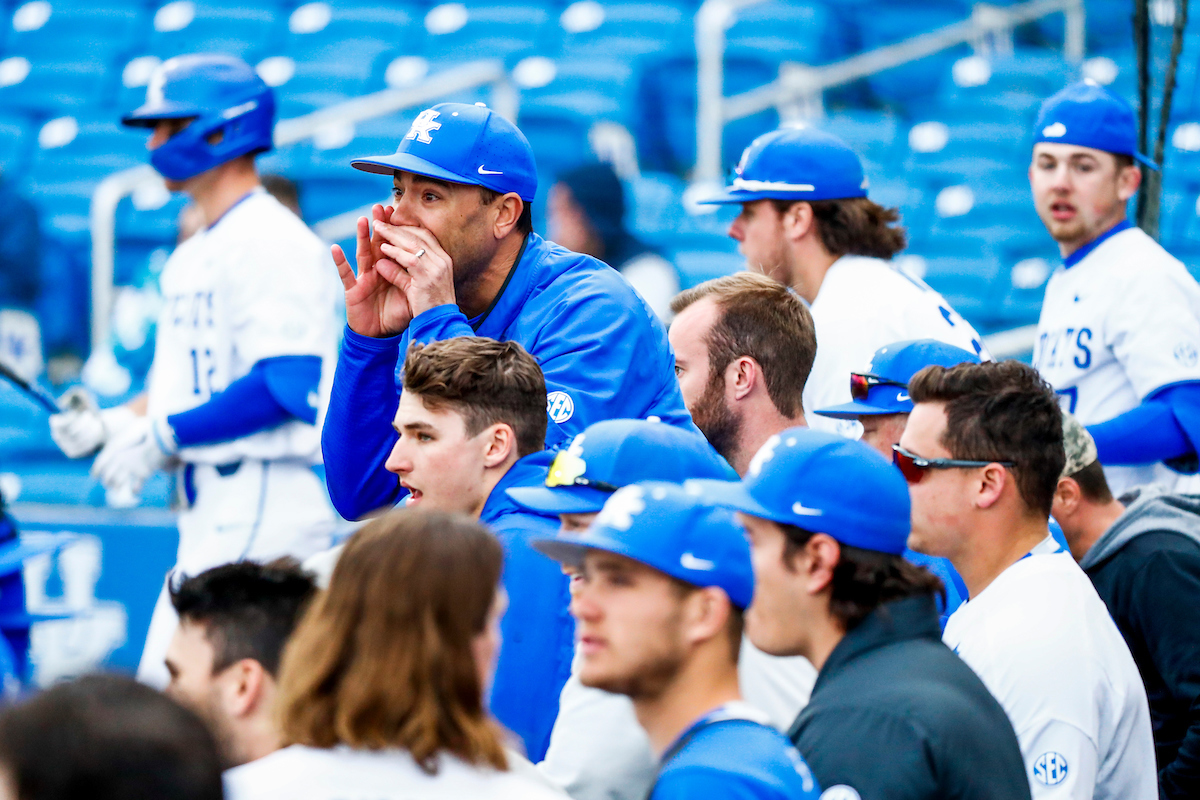 Nick Mingione.

Kentucky beat SIU-Edwardsville 6-4 at Kentucky Proud Park.

Photo by Chet White | UK Athletics