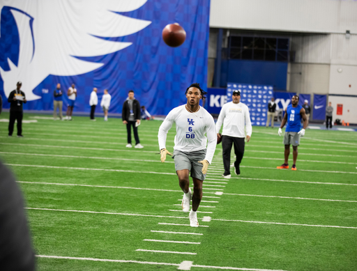 Lonnie Johnson.

Pro Day for UK Football.

Photo by Jacob Noger | UK Athletics