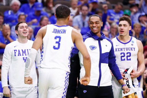 Jonny David. Keldon Johnson. PJ Washington. Reid Travis.

Kentucky beats Abilene Christian 79-44.

Photo by Chet White | UK Athletics