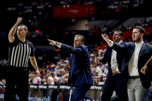 John Calipari. Orlando Antigua. Brad Calipari.

Kentucky beat Florida 71-63 in Gainesville.

Photos by Chet White | UK Athletics