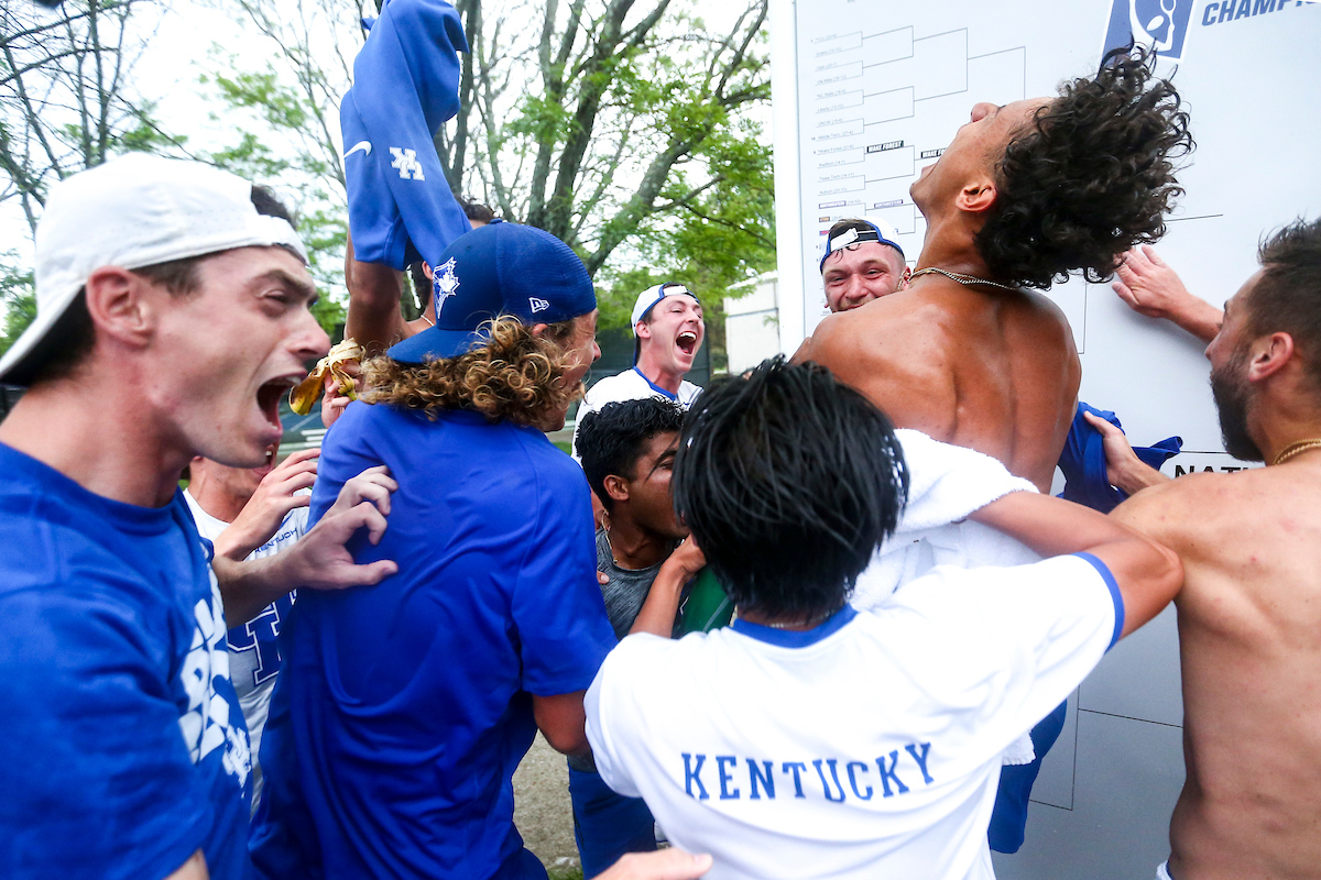 Team.

Kentucky defeats Wake Forest 4-2 in NCAA Tournament Sweet Sixteen.

Photo by Grace Bradley | UK Athletics