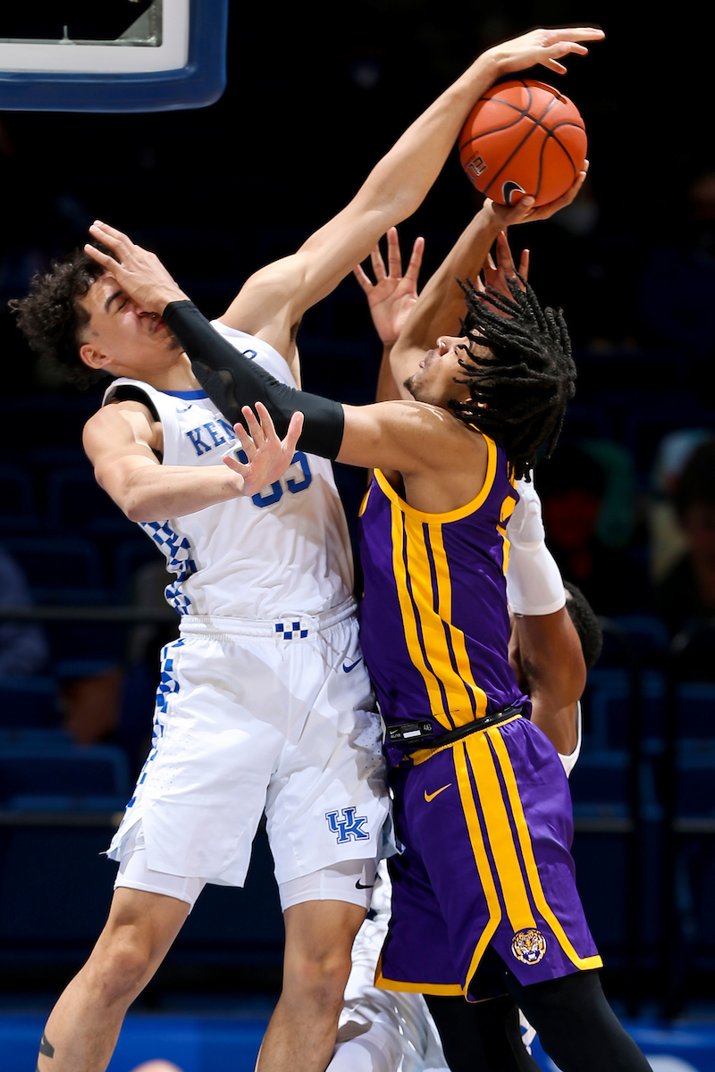 Lance Ware.

Kentucky beat LSU, 82-69.

Photo by Chet White | UK Athletics