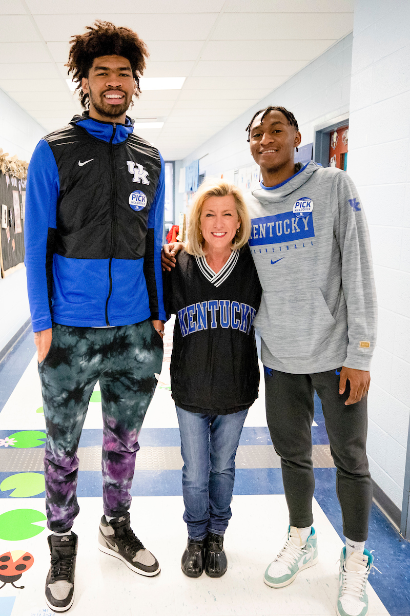 Nick Richards and Immanuel Quickley. #PickNickAndQuick. 

Photo by Chet White | UK Athletics