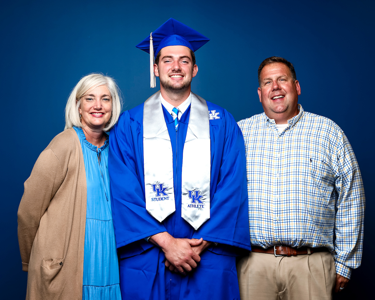 Joshua Sobota.

May 2022 CATS graduation.

Photo by Eddie Justice | UK Athletics
