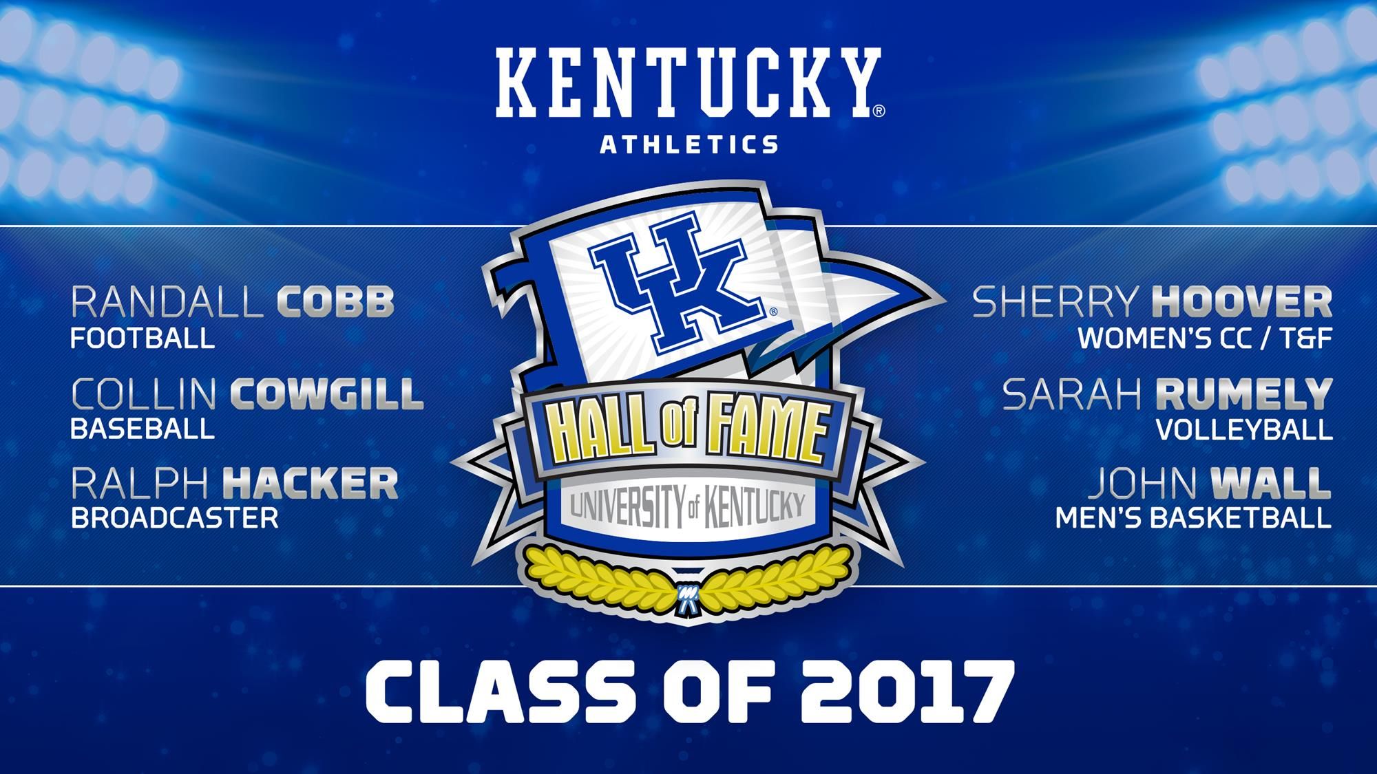 UK Athletics Announces Hall of Fame Class of 2017