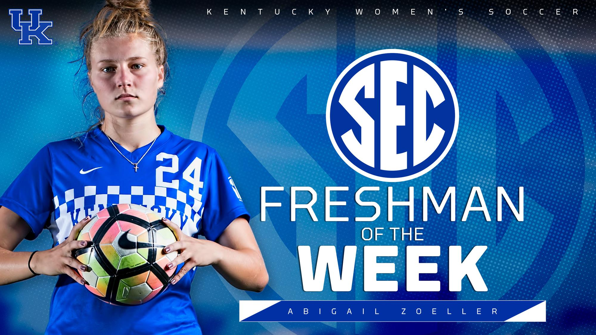 Abigail Zoeller Named SEC Freshman of the Week