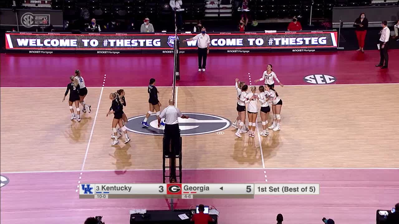 VB Kentucky 3 Georgia 0