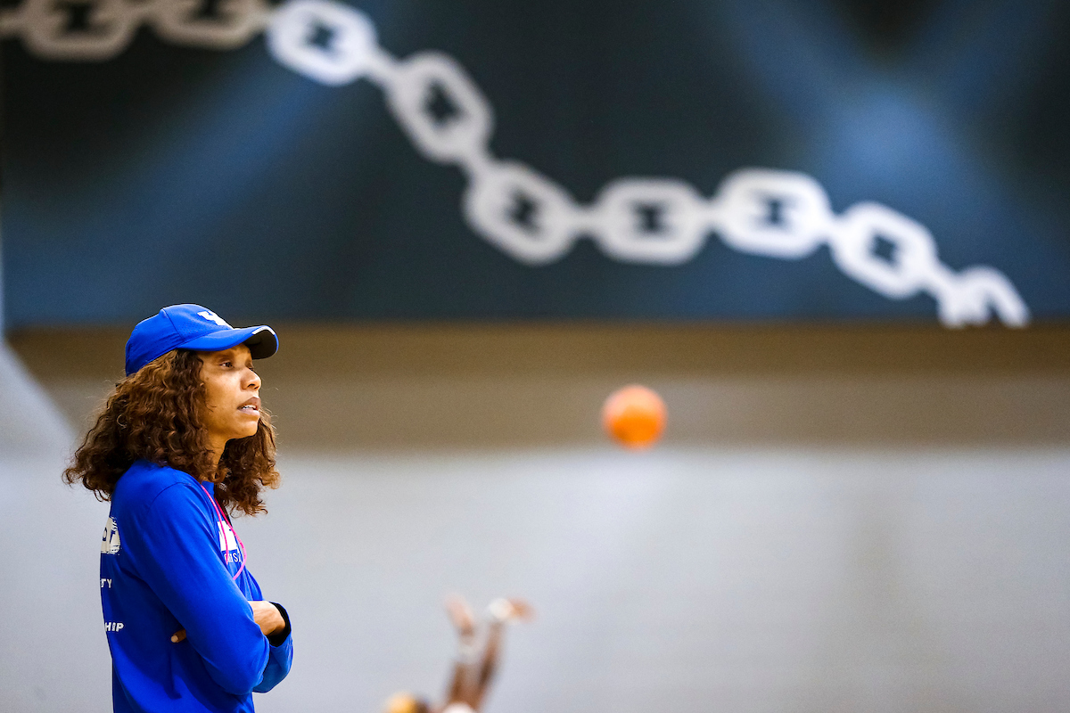 Kyra Elzy.

Kentucky Practice and Vanderbilt for the SEC Tournament.

Photo by Eddie Justice | UK Athletics