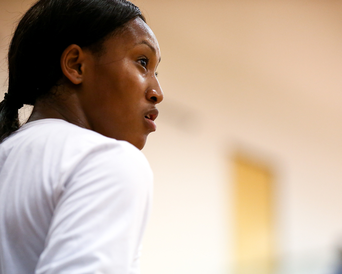 Nyah Leveretter. 

WBB Practice.

Photo by Eddie Justice | UK Athletics