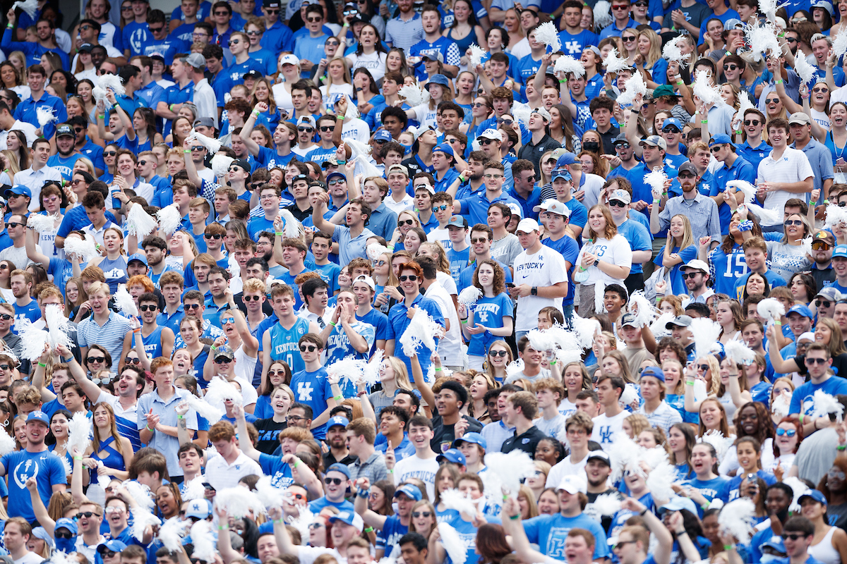 Fans.

UK beat ULM 45-10.

Photo by Elliott Hess | UK Athletics