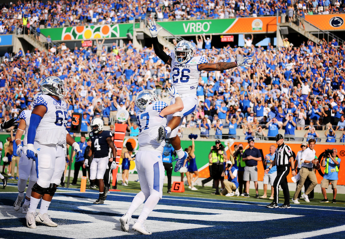 Benny Snell
The UK Football team beat Penn State 27-24 in the Citrus Bowl. 

Photo by Britney Howard  | UK Athletics