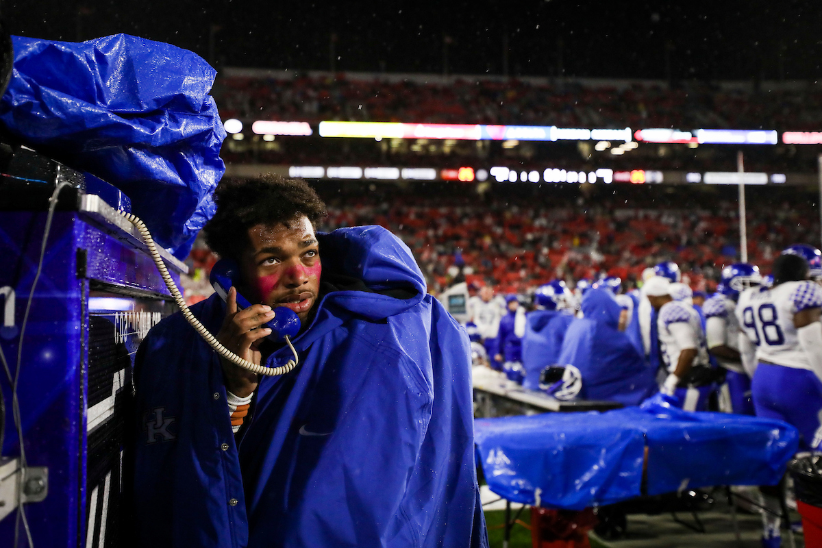Lynn Bowden.

Kentucky falls to Georgia 21-0.

Photo by Chet White | UK Athletics