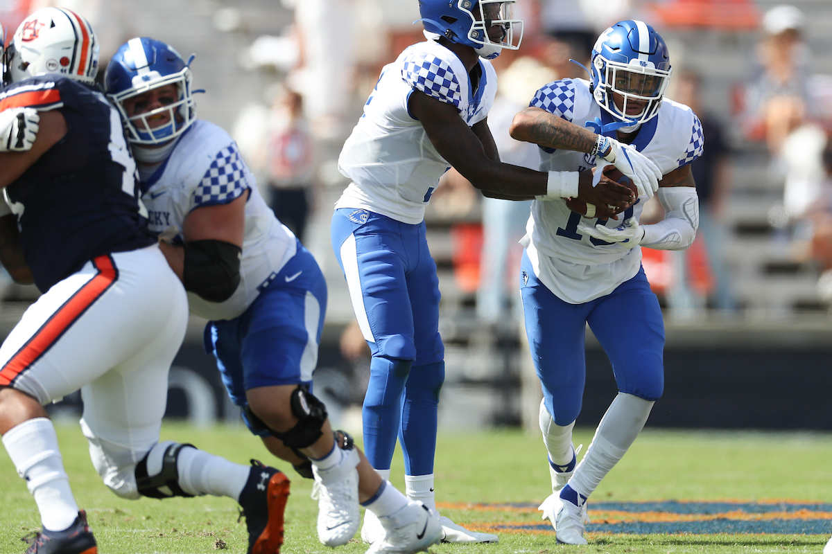 A.J. Rose Jr.

Kentucky falls to Auburn, 13-29.

Photo by Elliott Hess | UK Athletics