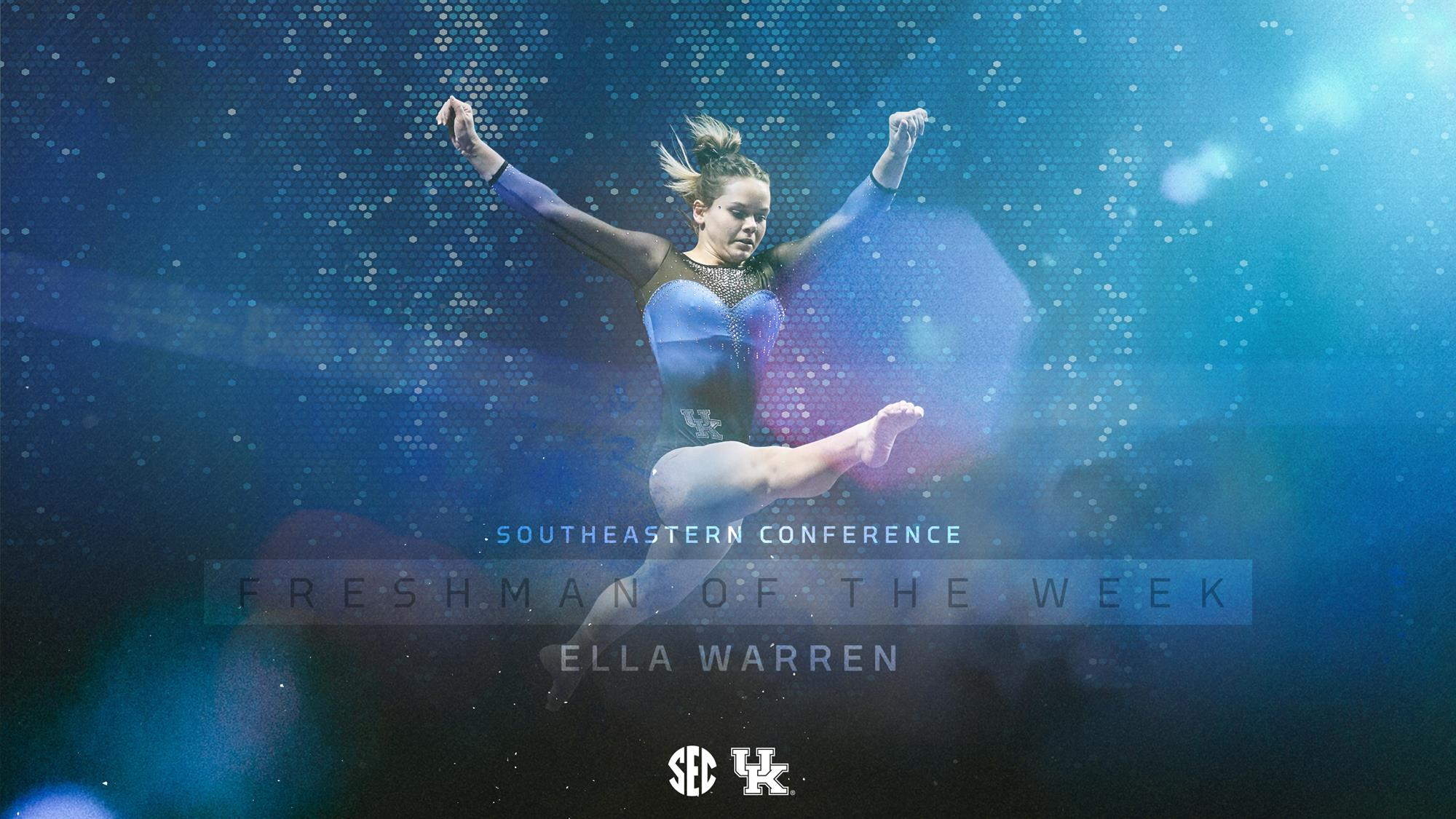 Ella Warren Named SEC Co-Freshman of the Week