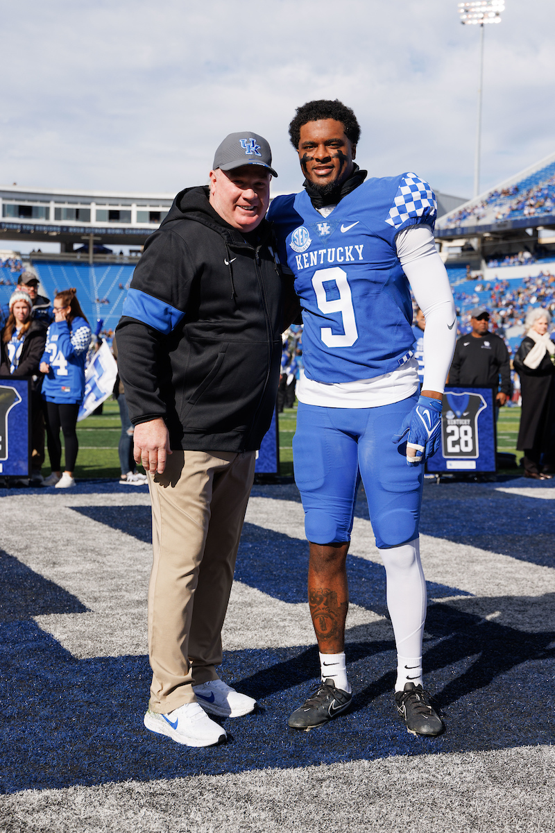 Davonte Robinson.

Kentucky beat New Mexico State 56-16.

Photo by Elliott Hess | UK Athletics