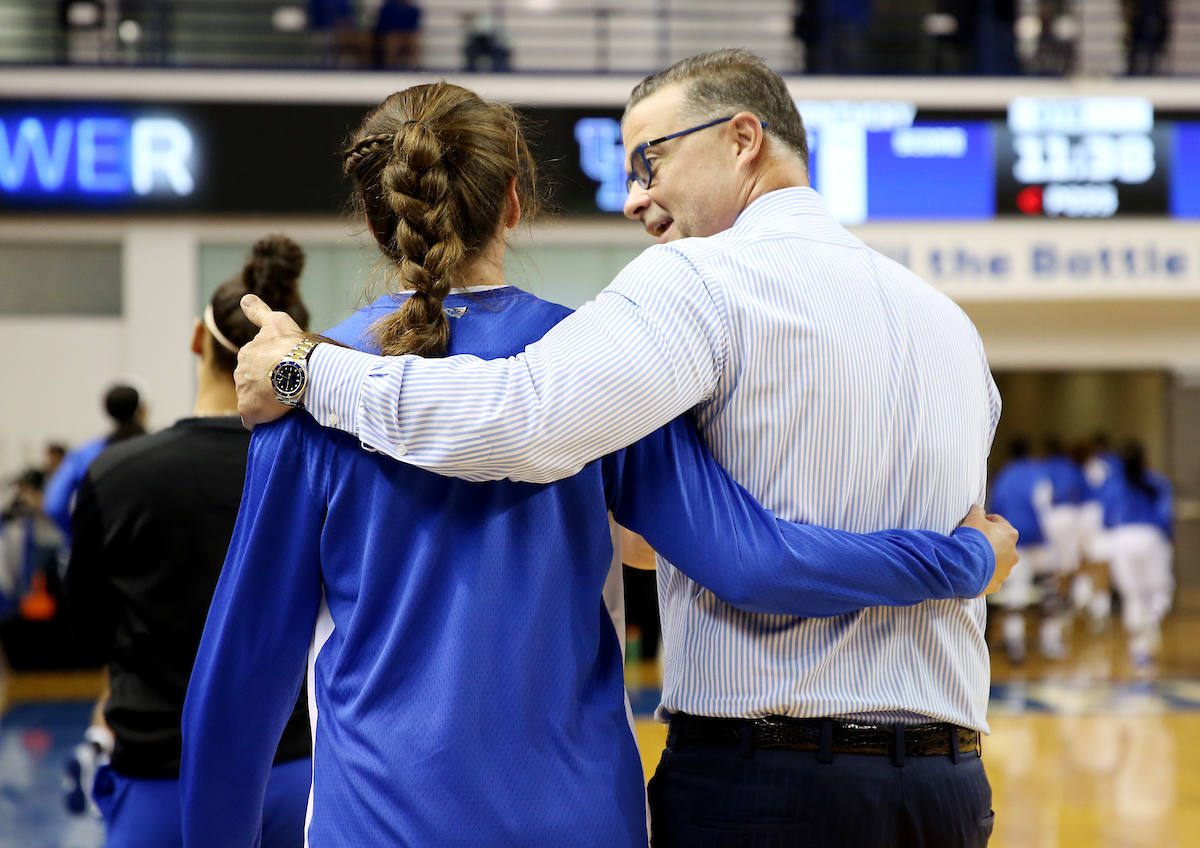 Matthew Mitchell, Blair Green

UK women's basketball beats Morehead State. 

Photo by Britney Howard  | UK Athletics