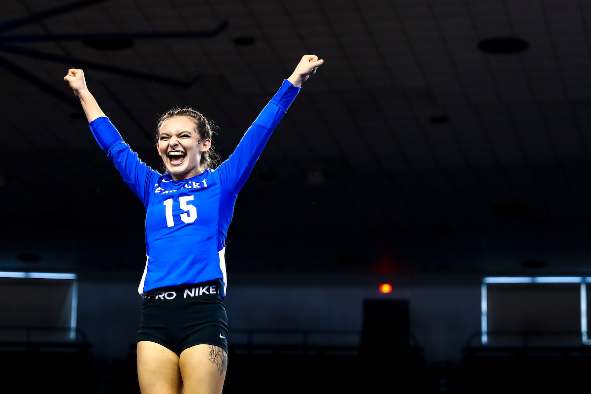 Izzy Holloway.

Kentucky Stunt sweeps Ashland in a doubleheader.

Photo by Eddie Justice | UK Athletics