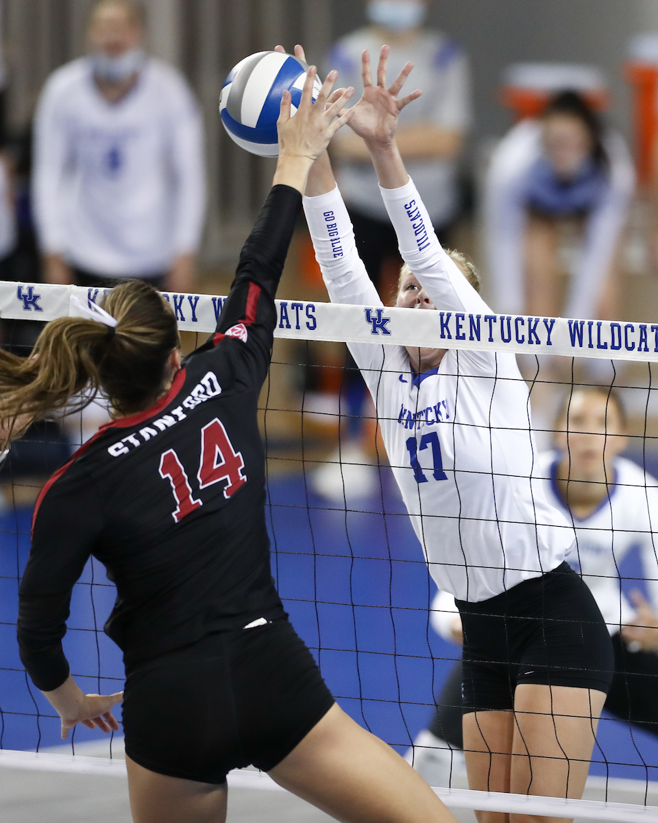 ALLI STUMLER.

Kentucky beats Stanford, 3-2.

Photo by Elliott Hess | UK Athletics