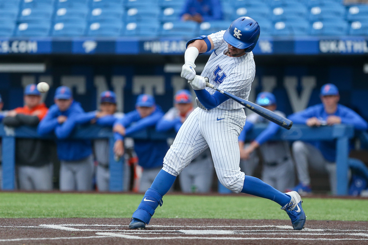 Coltyn Kessler.

Kentucky beats Florida 7 - 5.

Photo by Sarah Caputi | UK Athletics