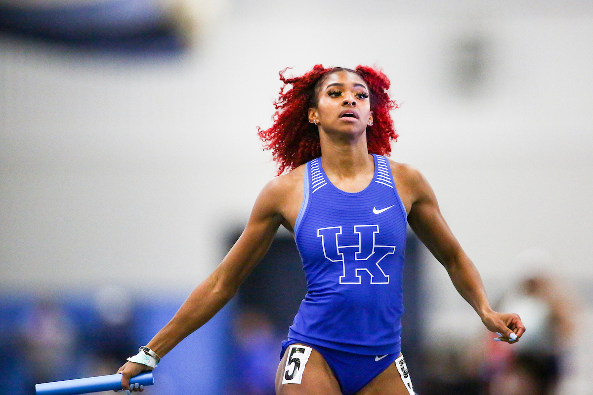 Masai Russell.

Jim Green Invitational.

Photo by Hannah Phillips | UK Athletics