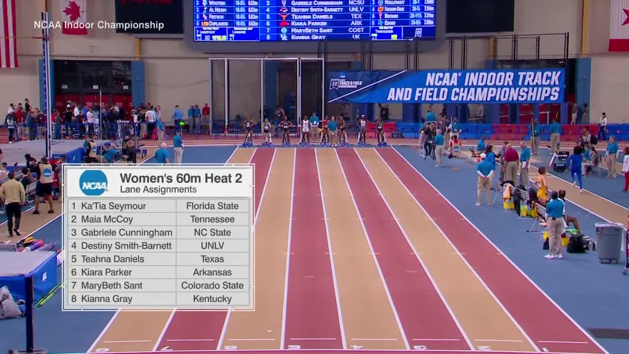 T&F: NCAA Indoor Kianna Gray Heat-4th