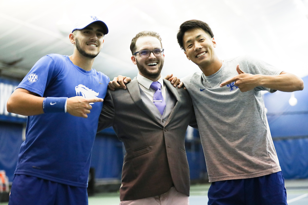Enzo Wallart. Ryo Matsumura. 

Kentucky men's tennis falls to Tennessee 0-4 on Sunday, April 14th..

Photo by Eddie Justice | UK Athletics