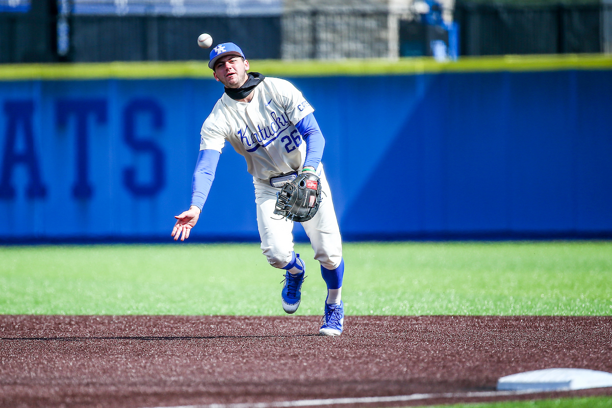 Jacob Plastiak.

Kentucky beats Georgia 10-8.

Photo by Sarah Caputi | UK Athletics