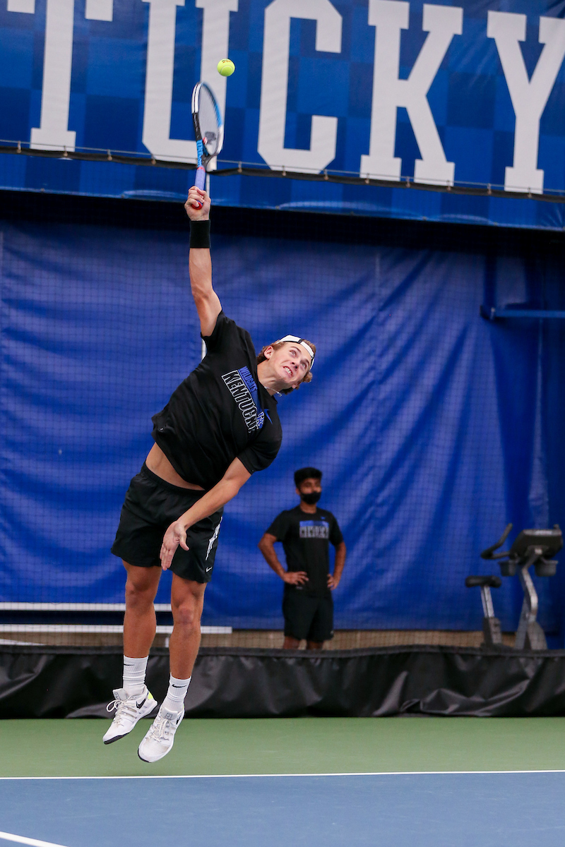 Liam Draxl.

Kentucky beats Arkansas 7 - 0.

Photo by Sarah Caputi | UK Athletics