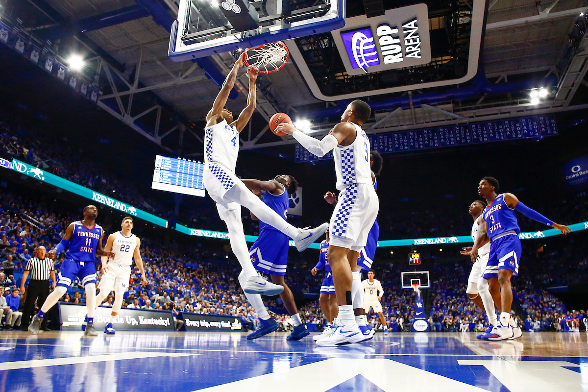 Nick Richards.

Kentucky beat Tennessee State 77-62.

Photo by Chet White | UK Athletics
